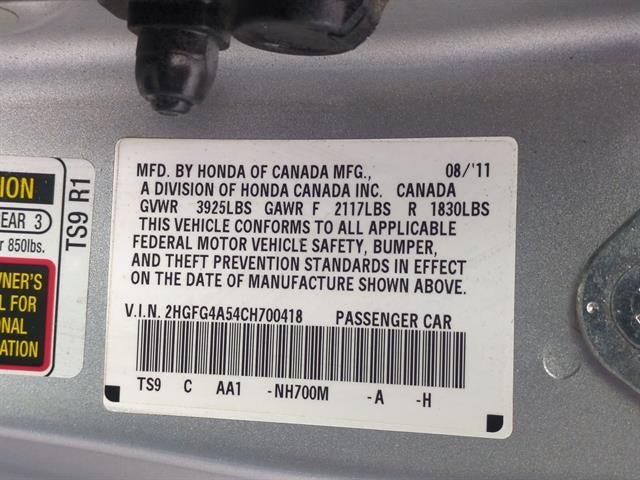 2012 Honda Civic Coupe Si