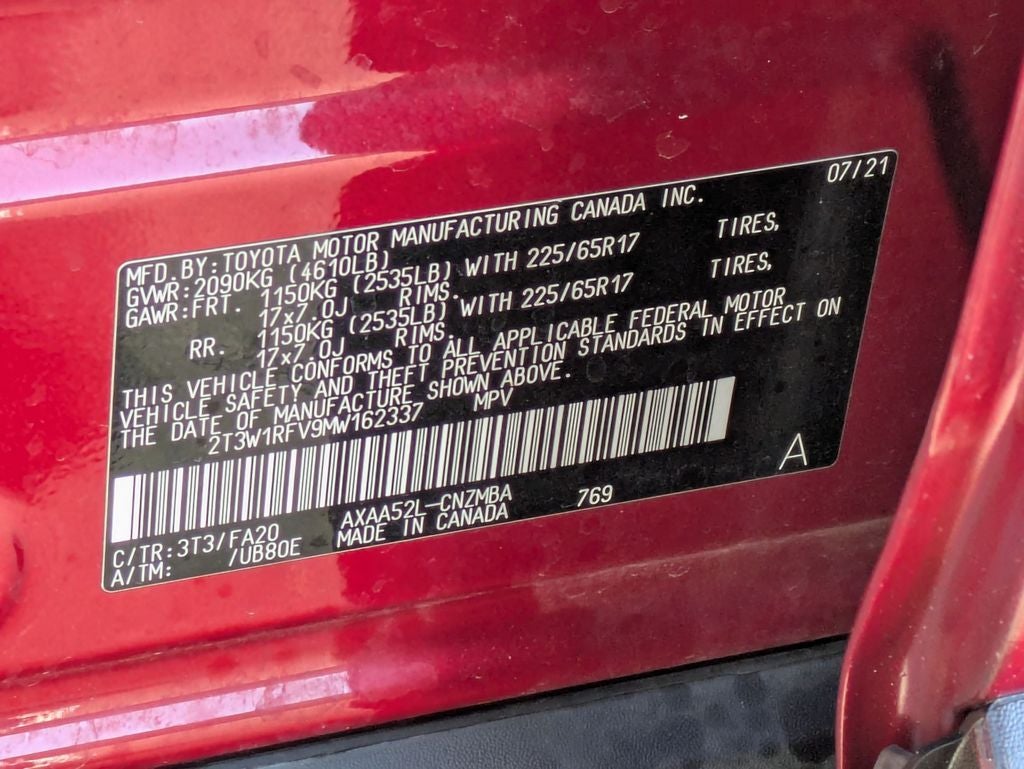 2021 Toyota RAV4 XLE
