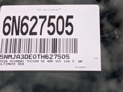 2026 Hyundai TUCSON SE FWD