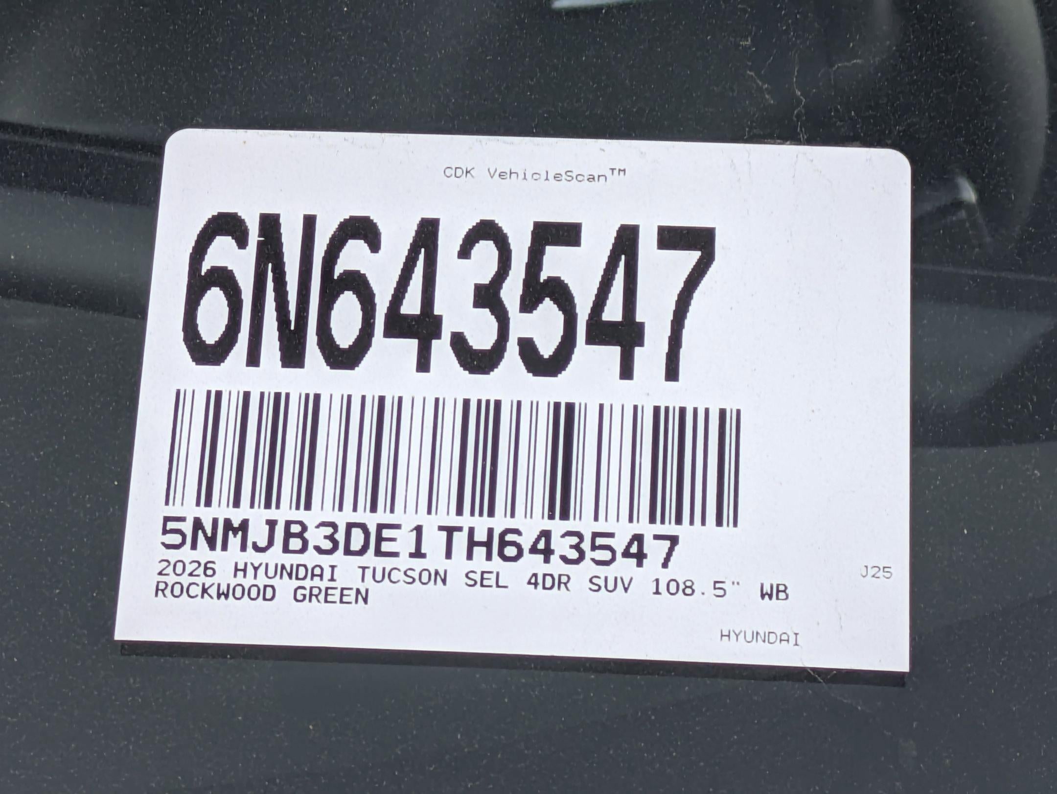 2026 Hyundai TUCSON SEL FWD