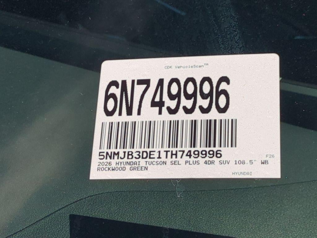2026 Hyundai TUCSON SEL Plus FWD