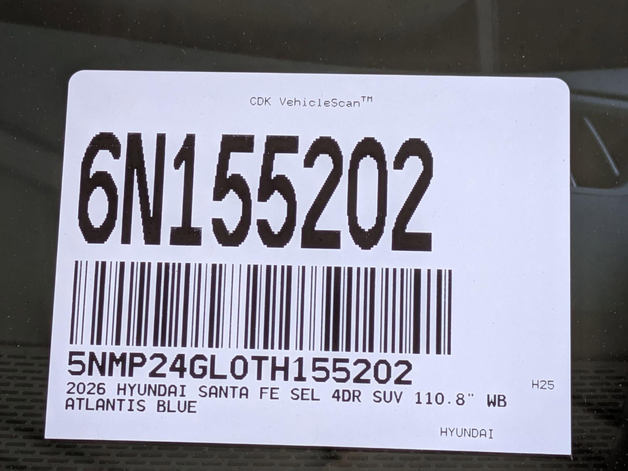 2026 Hyundai SANTA FE SEL FWD