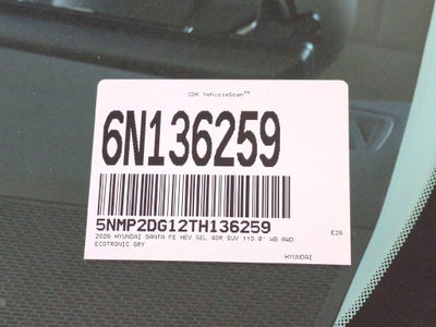 2026 Hyundai SANTA FE HYBRID SEL