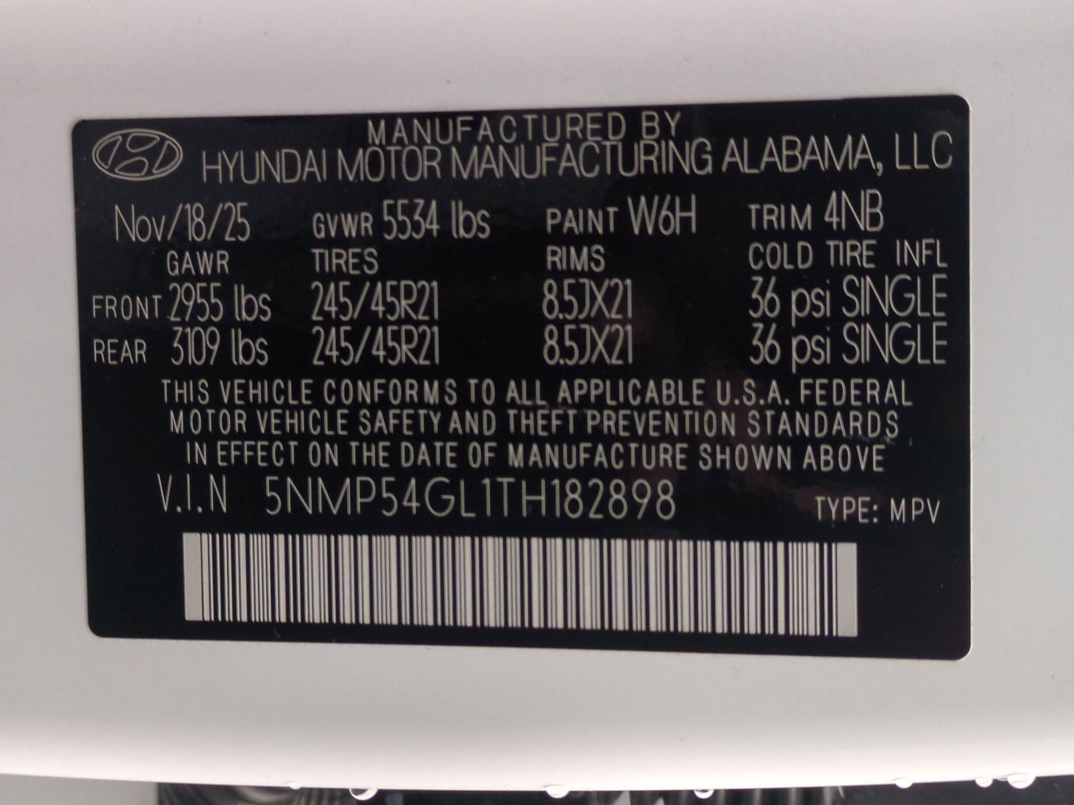 2026 Hyundai SANTA FE Calligraphy FWD