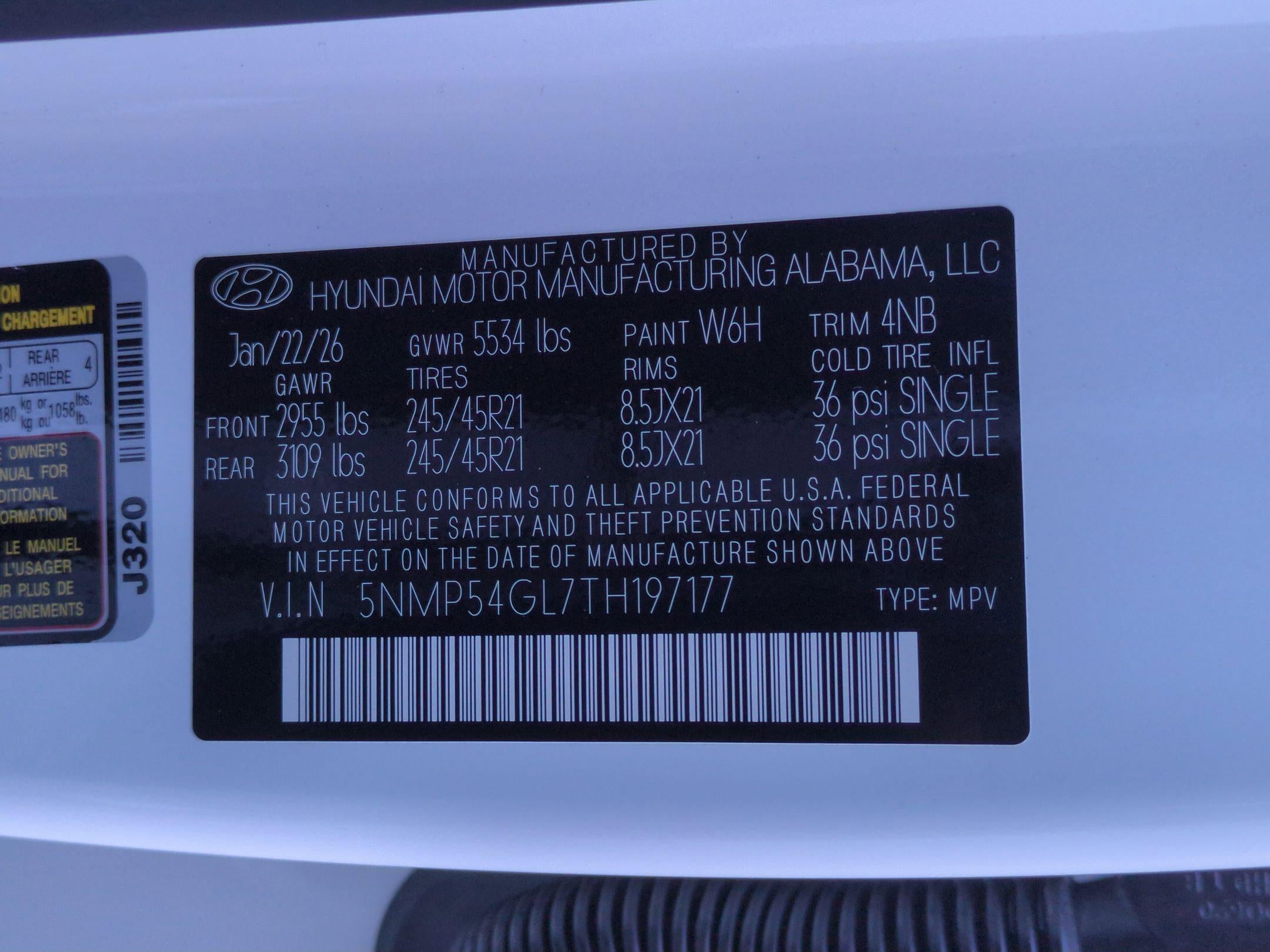 2026 Hyundai SANTA FE Calligraphy FWD