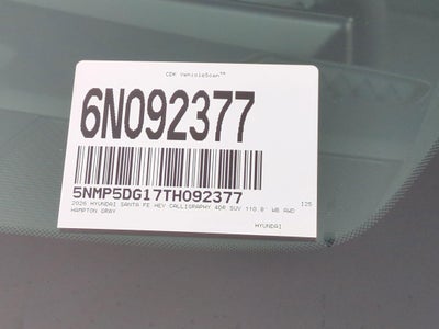 2026 Hyundai SANTA FE HYBRID Calligraphy