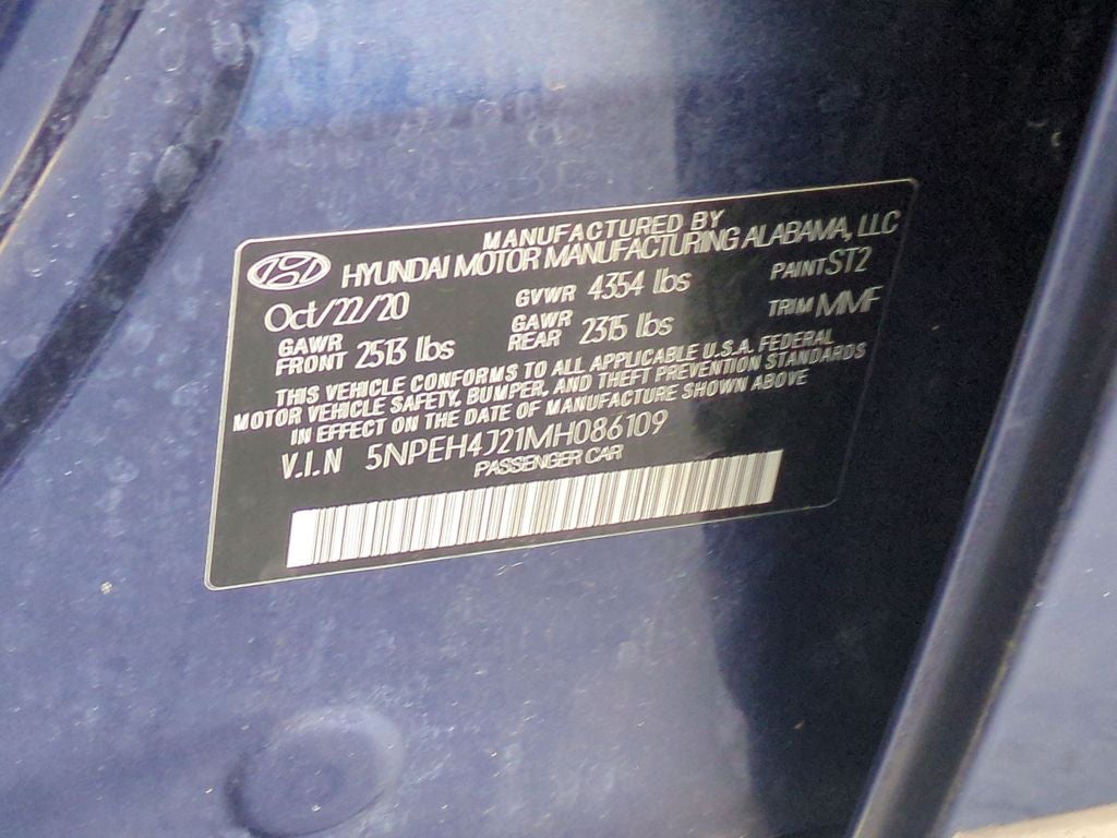 2021 Hyundai SONATA Limited