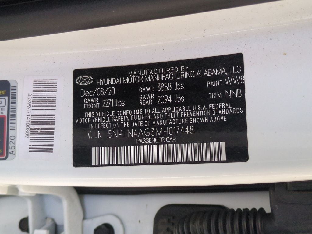 2021 Hyundai ELANTRA SEL