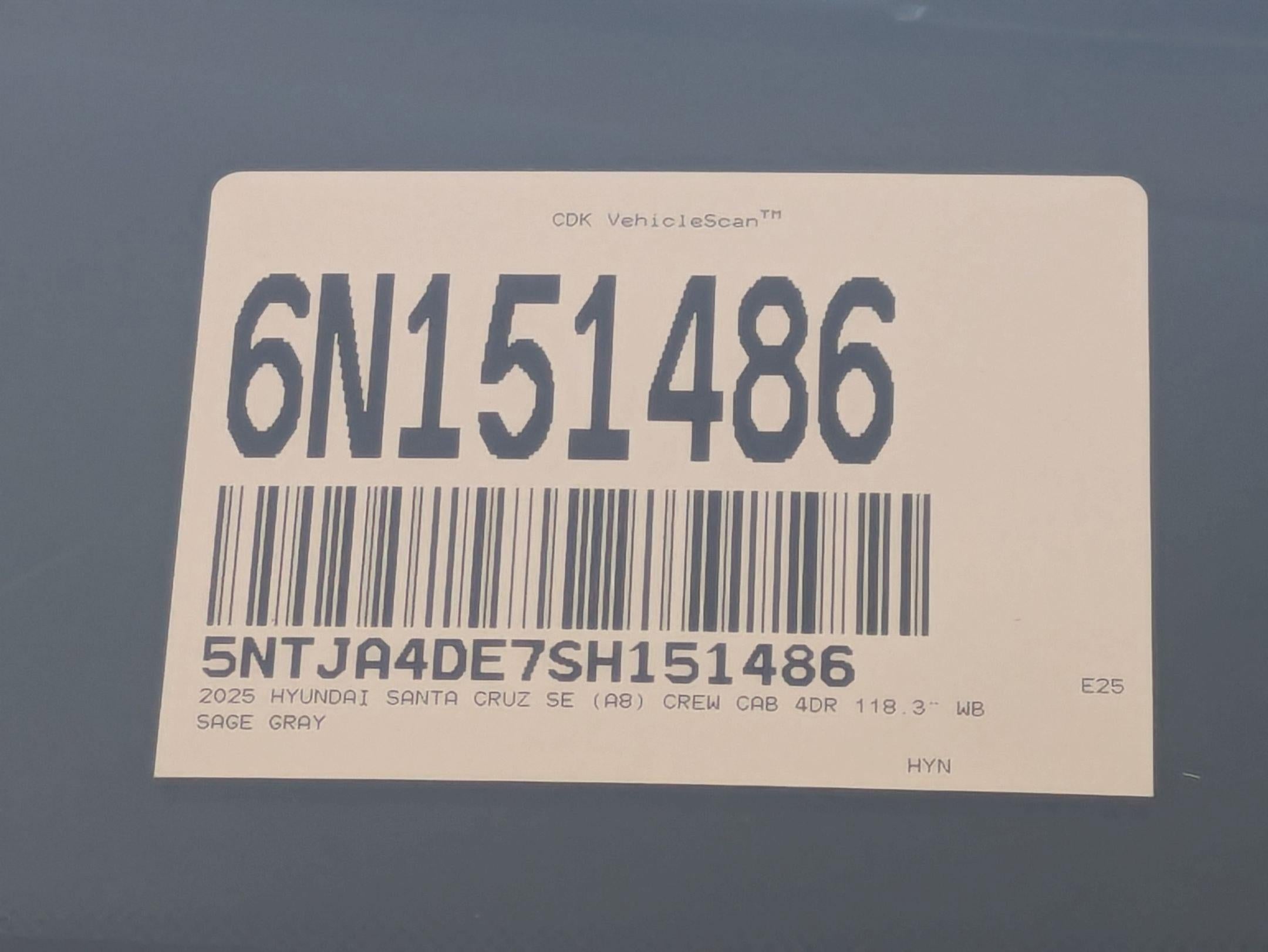 2025 Hyundai SANTA CRUZ SE FWD