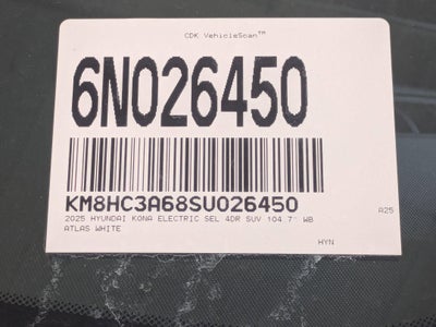 2025 Hyundai KONA ELECTRIC SEL