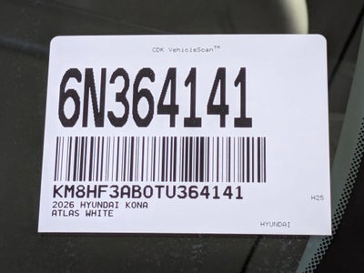 2026 Hyundai KONA SEL Sport FWD