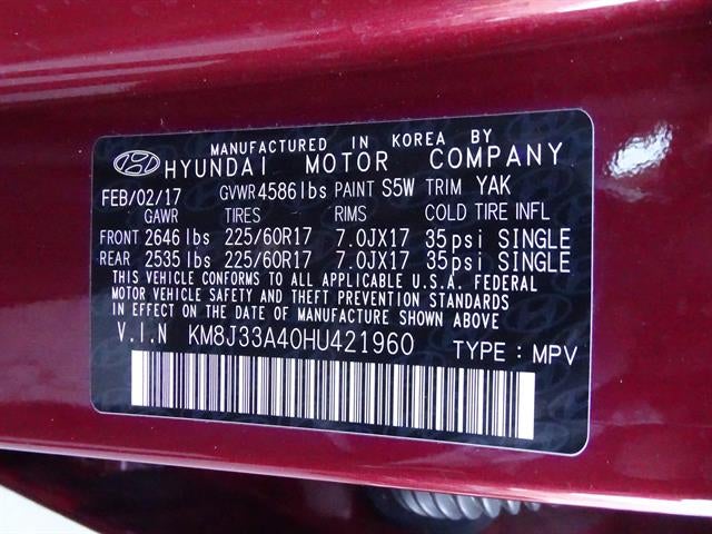 2017 Hyundai TUCSON SE Plus