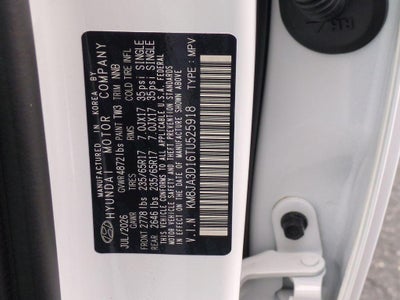 2026 Hyundai TUCSON HYBRID SE