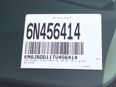 2026 Hyundai TUCSON HYBRID SEL AWD