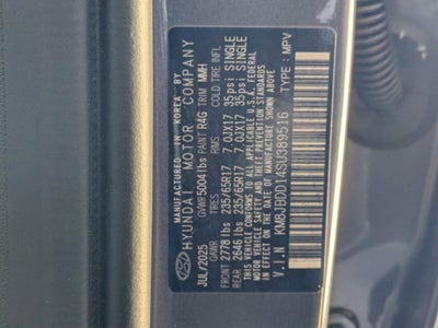 2025 Hyundai TUCSON HYBRID Blue