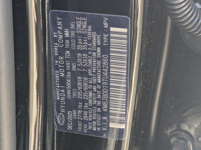 2026 Hyundai TUCSON HYBRID SEL AWD