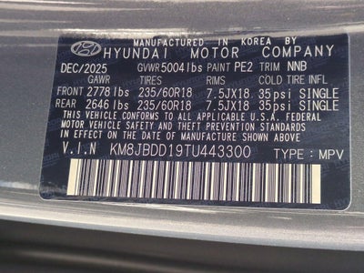 2026 Hyundai TUCSON HYBRID SEL AWD