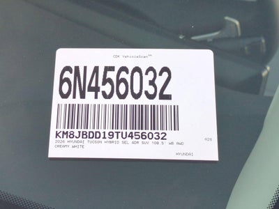 2026 Hyundai TUCSON HYBRID SEL AWD