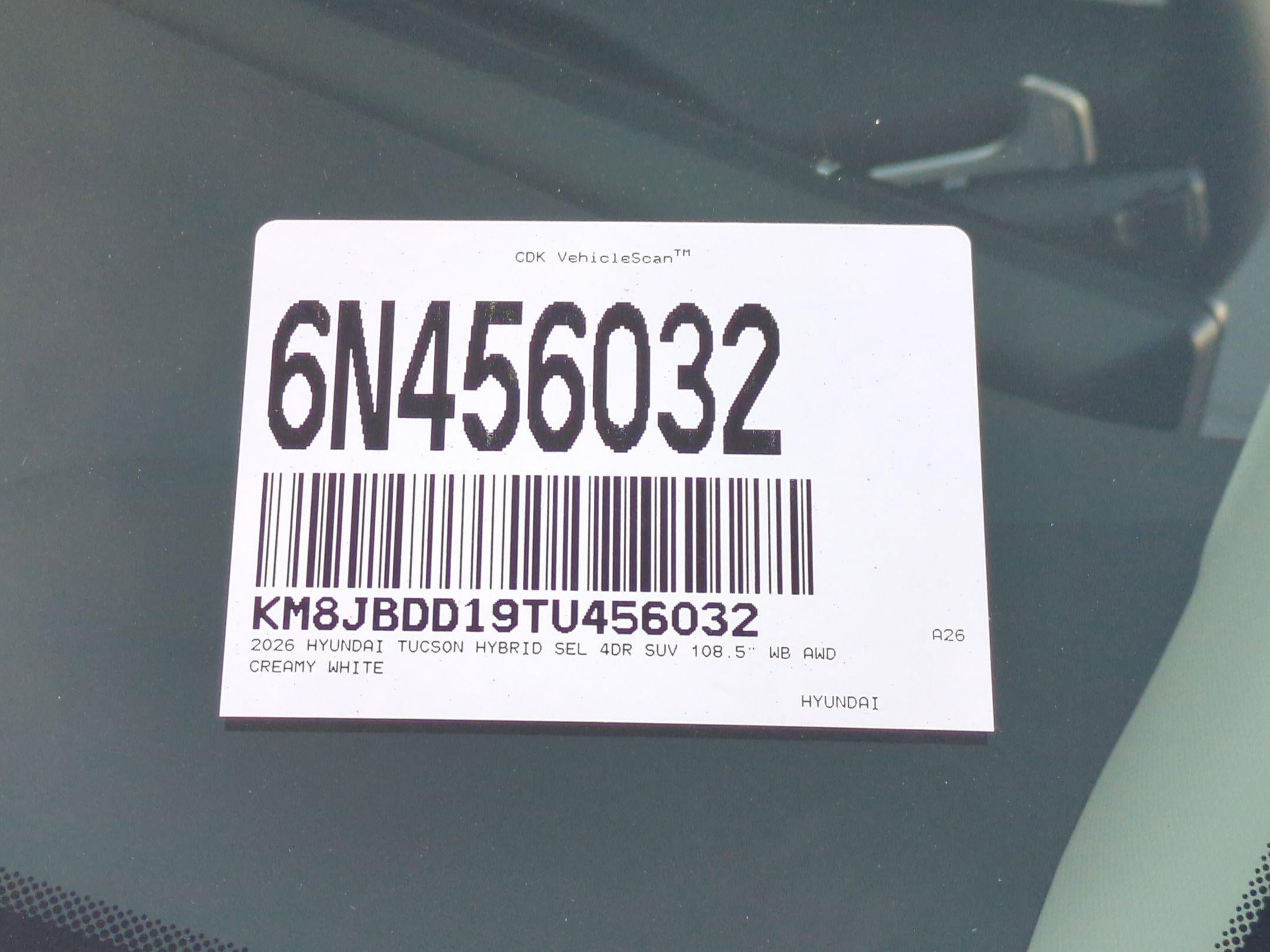 2026 Hyundai TUCSON HYBRID SEL AWD