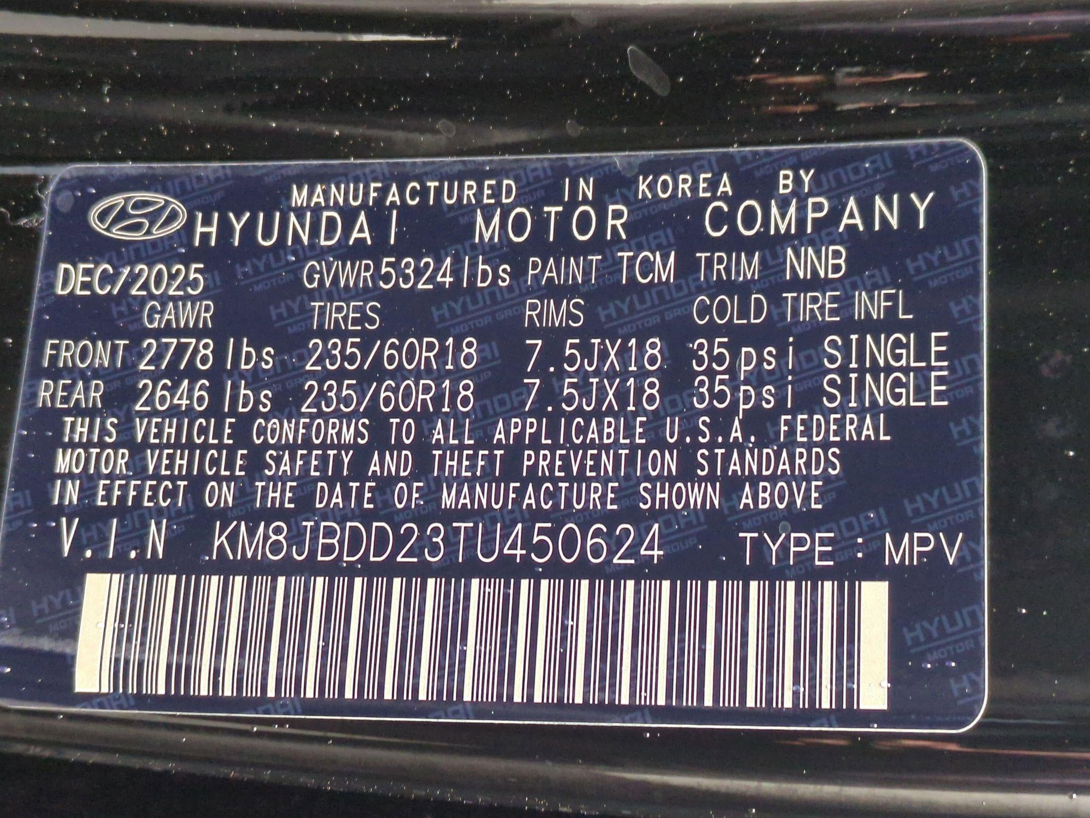 2026 Hyundai TUCSON PLUG-IN HYBRID SEL