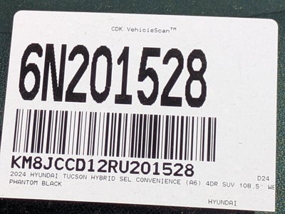 2024 Hyundai TUCSON HYBRID SEL Convenience