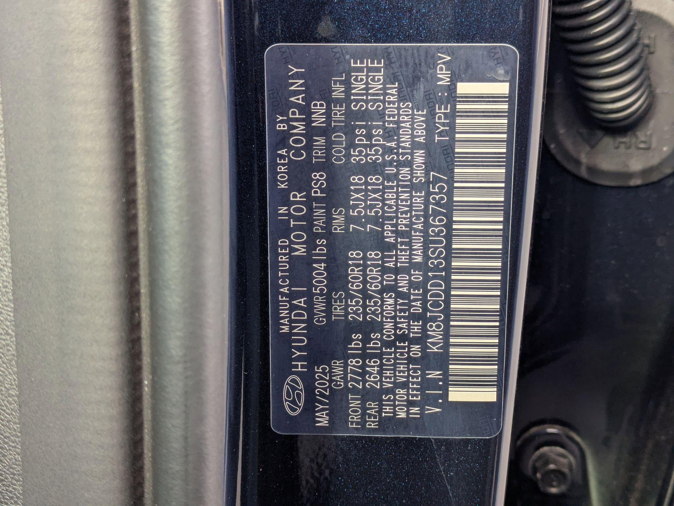 2025 Hyundai TUCSON HYBRID SEL Convenience