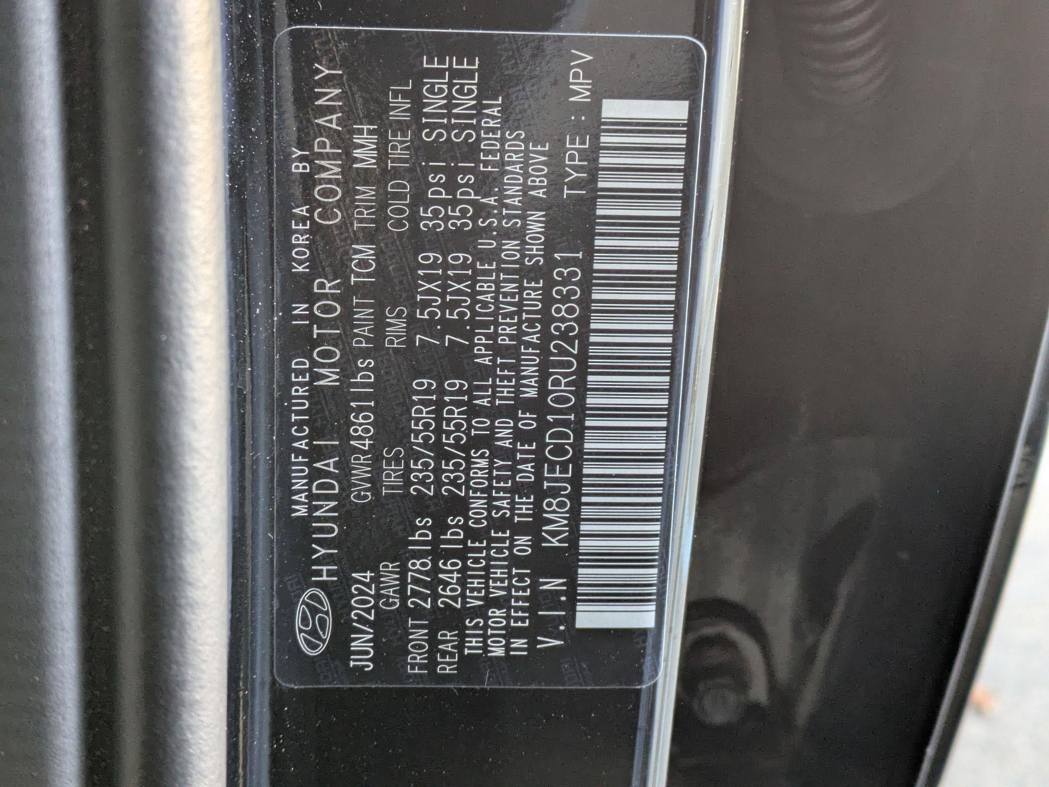 2024 Hyundai TUCSON HYBRID Limited