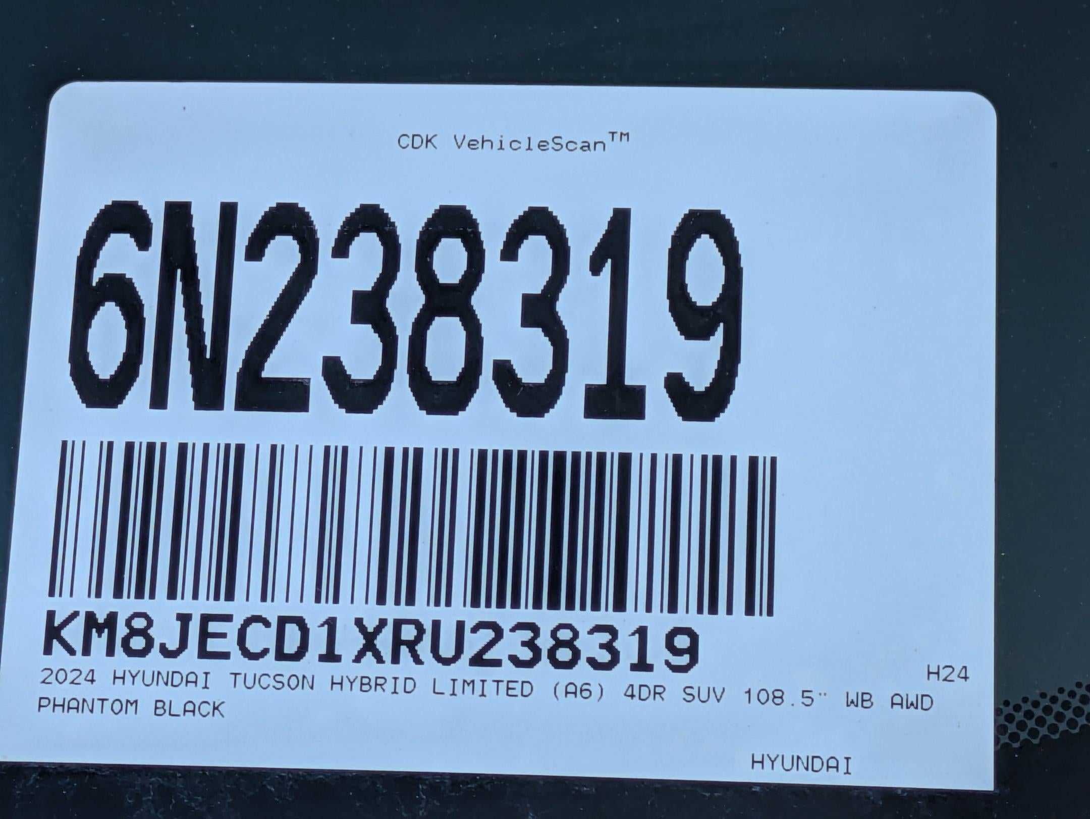 2024 Hyundai TUCSON HYBRID Limited