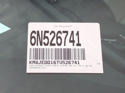 2026 Hyundai TUCSON HYBRID Limited
