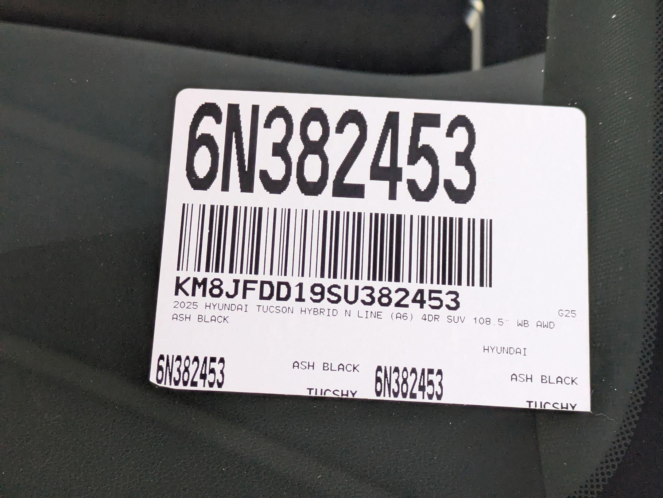 2025 Hyundai TUCSON HYBRID N Line