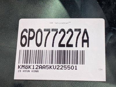2019 Hyundai KONA SE