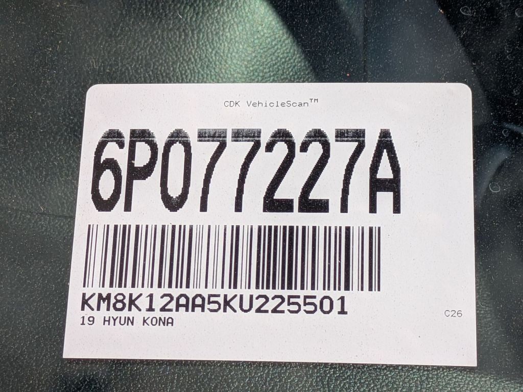 2019 Hyundai KONA SE