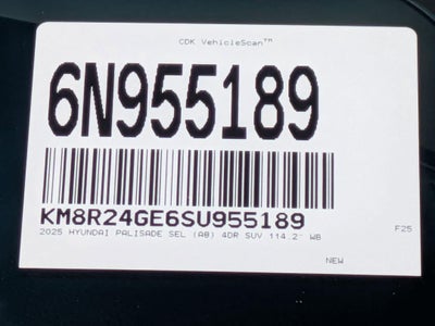 2025 Hyundai PALISADE SEL FWD