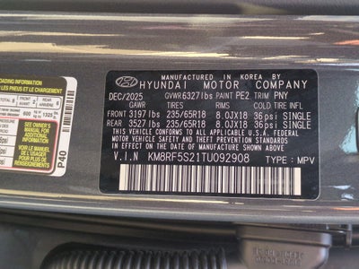 2026 Hyundai PALISADE SE FWD