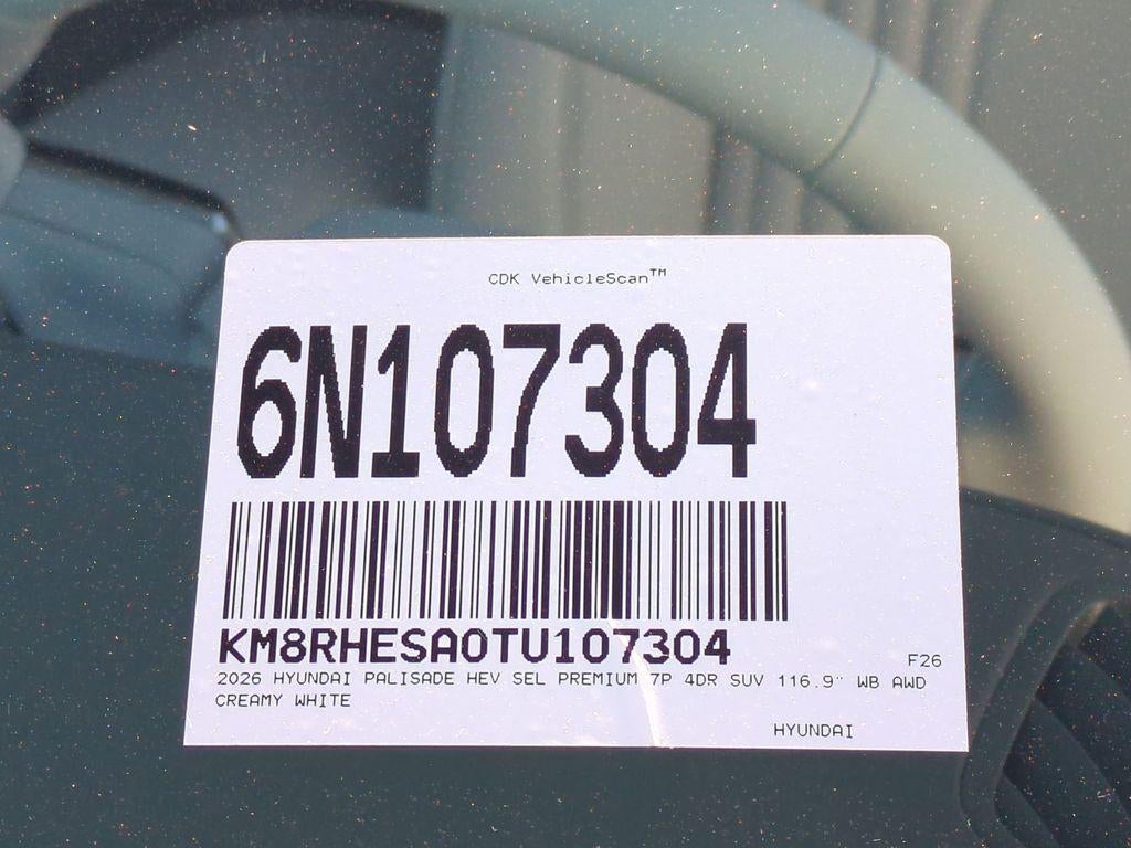 2026 Hyundai PALISADE HYBRID SEL Premium 7P