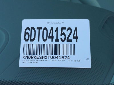 2026 Hyundai PALISADE HYBRID Limited