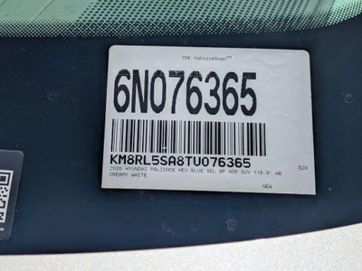 2026 Hyundai PALISADE HYBRID Blue SEL 8P