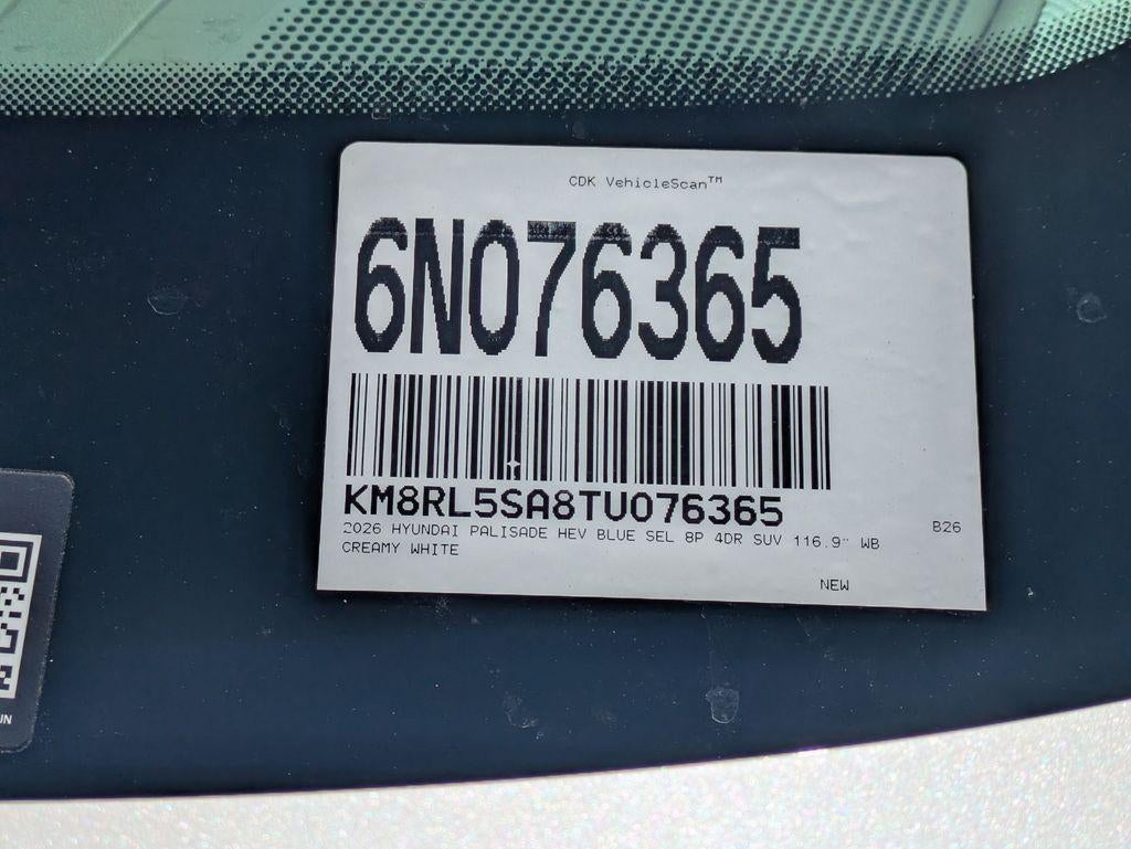 2026 Hyundai PALISADE HYBRID Blue SEL 8P