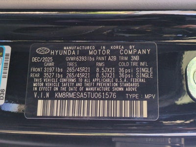 2026 Hyundai PALISADE HYBRID Calligraphy