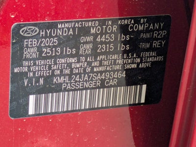 2025 Hyundai SONATA SE