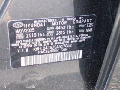 2025 Hyundai SONATA SE