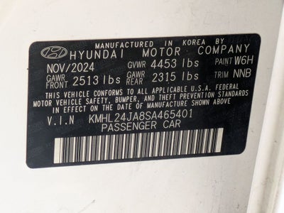 2025 Hyundai SONATA SE