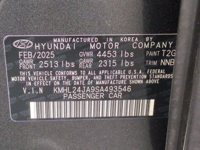 2025 Hyundai SONATA SE