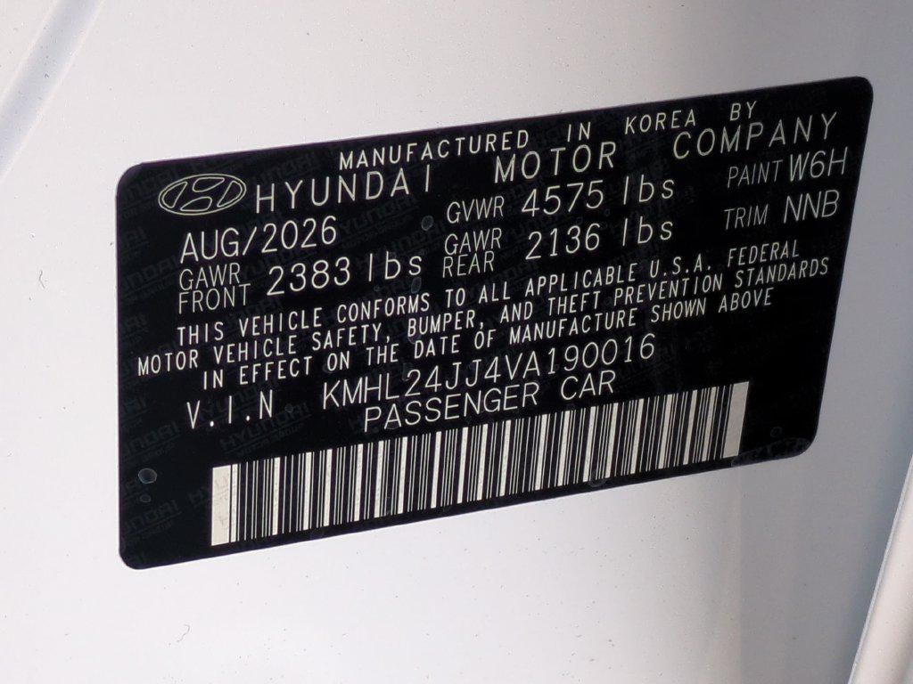 2027 Hyundai SONATA HYBRID Blue