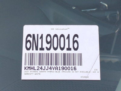 2027 Hyundai SONATA HYBRID Blue