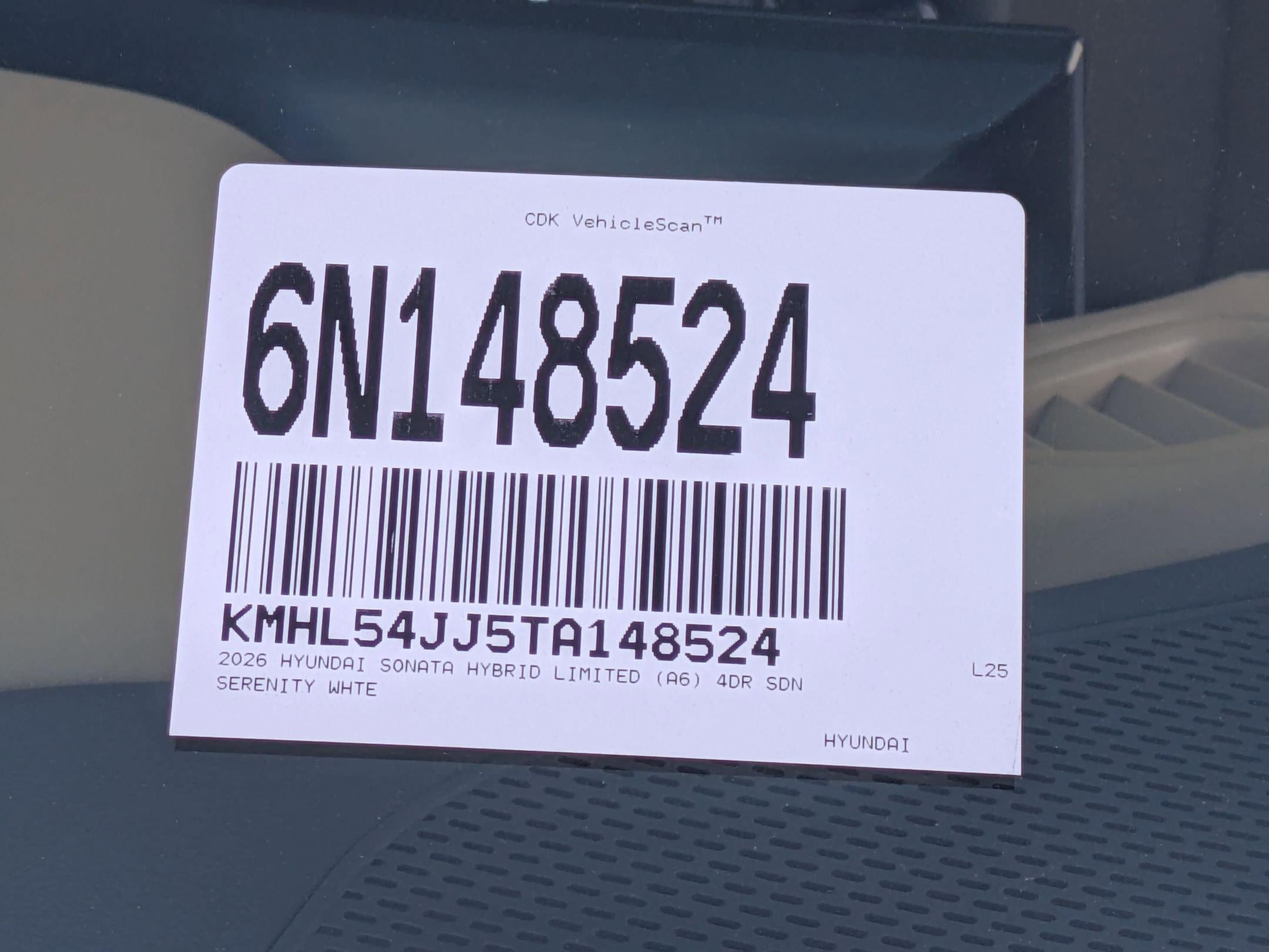 2026 Hyundai SONATA HYBRID Limited