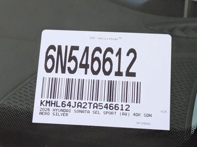 2026 Hyundai SONATA SEL Sport