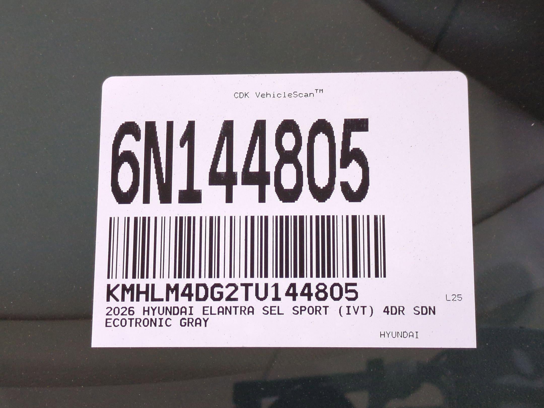 2026 Hyundai ELANTRA SEL Sport