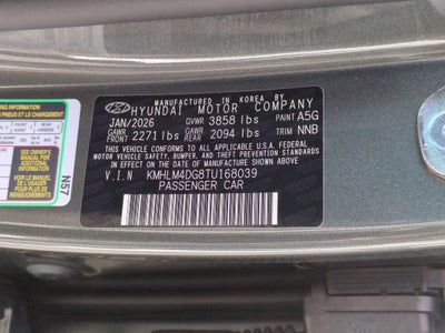 2026 Hyundai ELANTRA SEL Sport