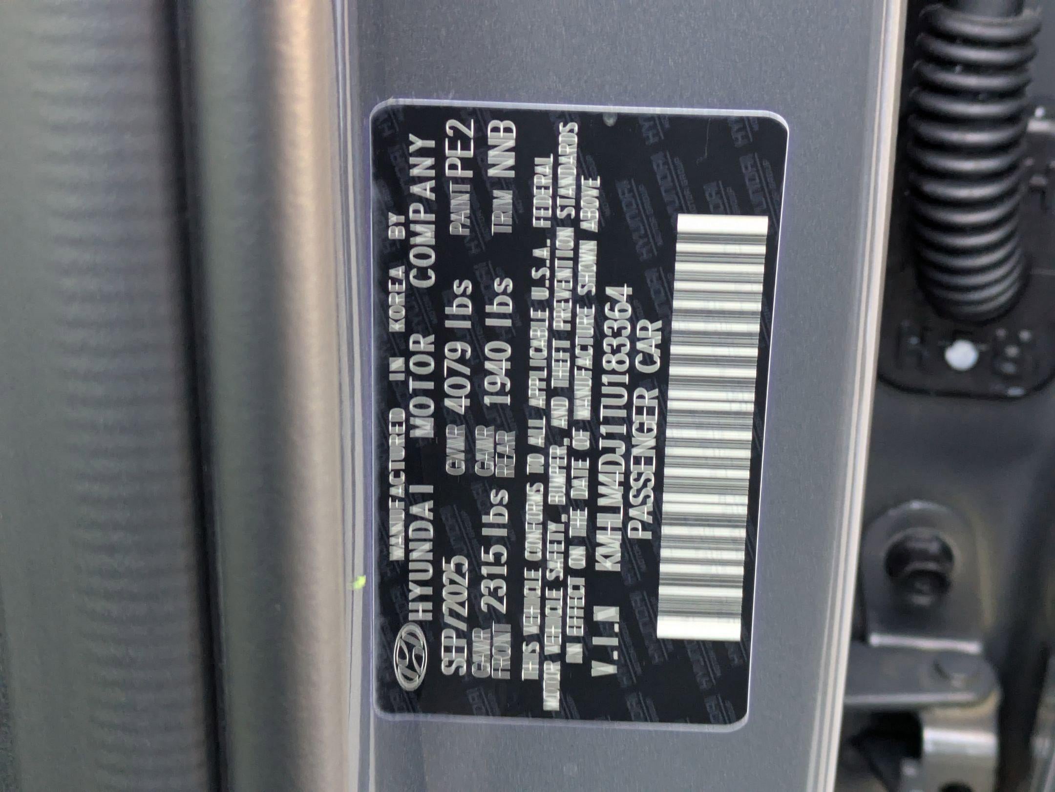 2026 Hyundai ELANTRA HYBRID SEL Sport